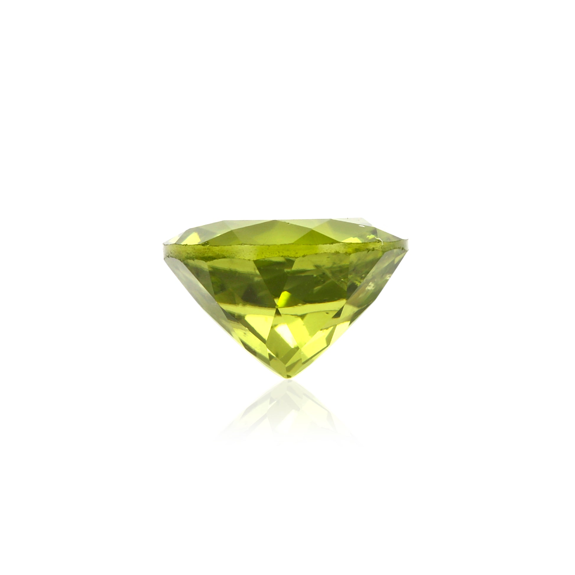 Certified Peridot Round 4.15 Carats - JL0334