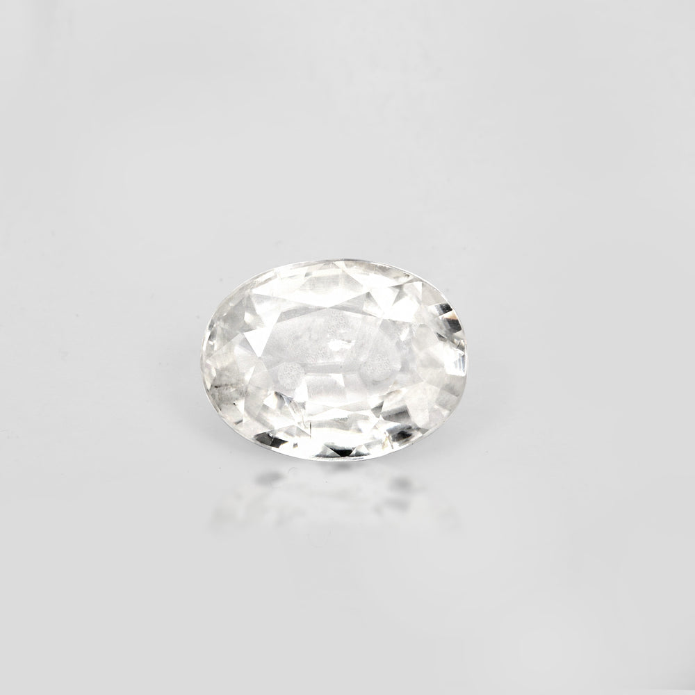 Certified White Zircon 6.73 Cts (7.40 Ratti) JMVW89