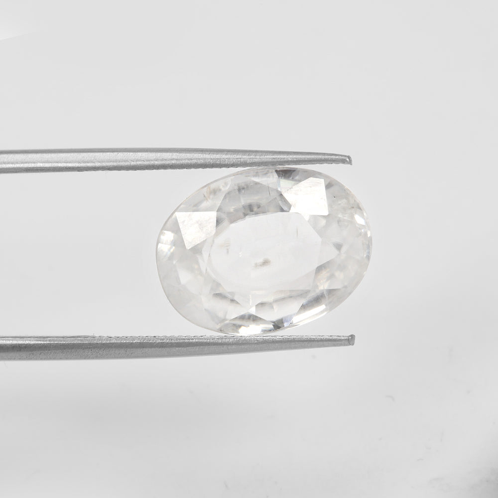 Certified White Zircon 6.73 Cts (7.40 Ratti) JMVW89
