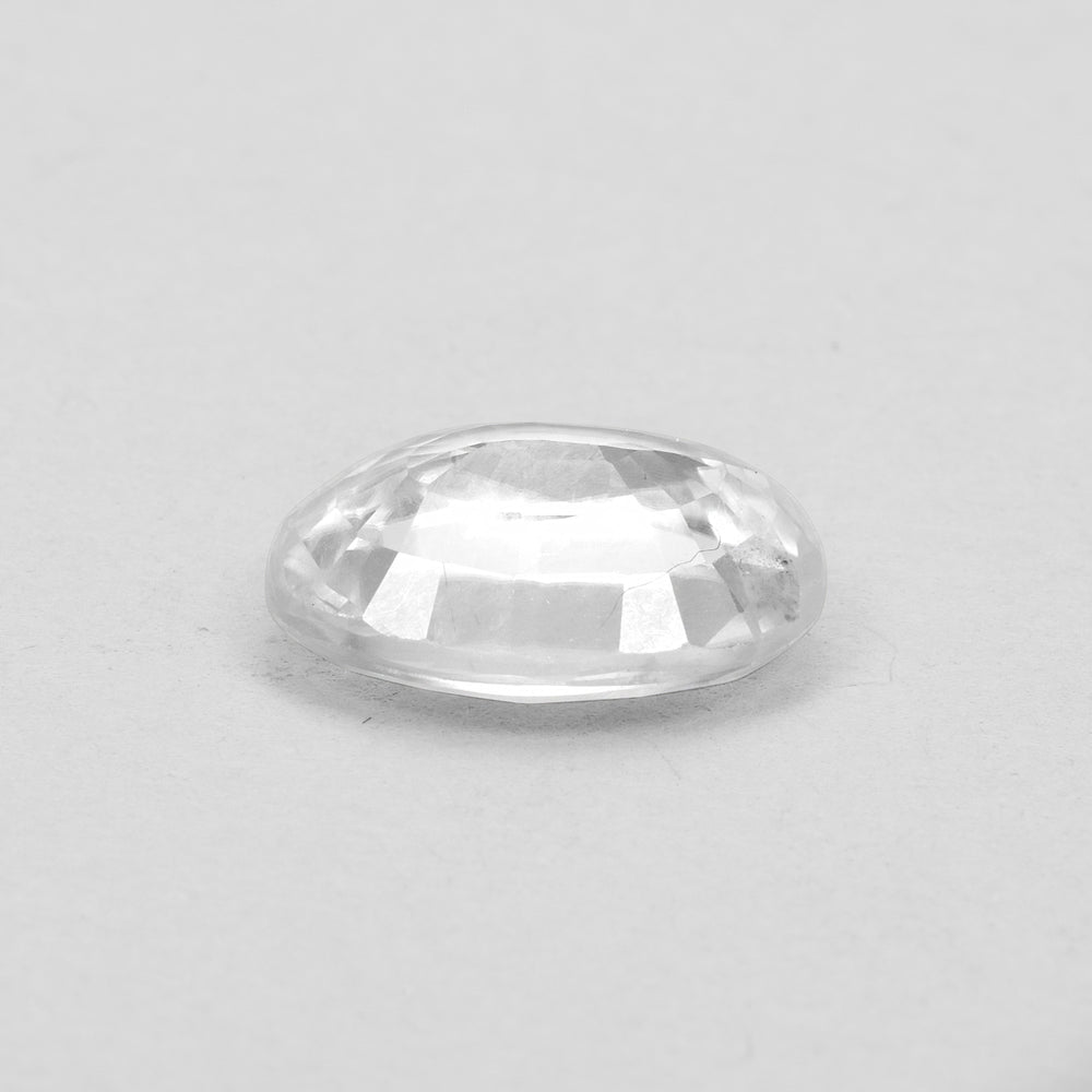 Certified White Zircon 6.73 Cts (7.40 Ratti) JMVW89