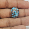 Certified Nishapuri Turquoise (Firoza) Oval 12.42Cts (13.66Ratti) JNZI50