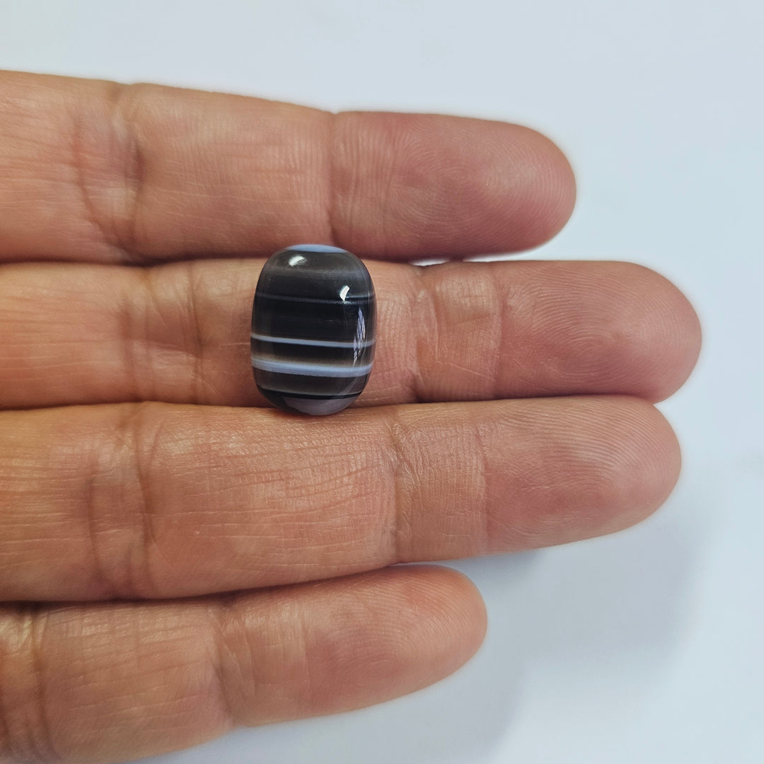 Sulemani Hakik (Black Agate) 13.66Cts. (15.03 Ratti)