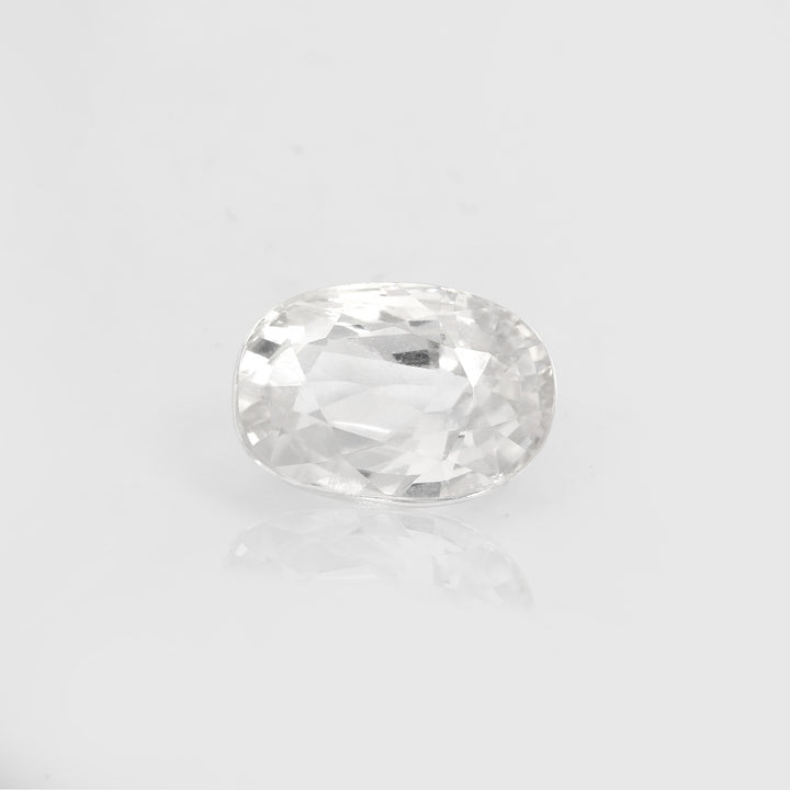 Certified White Zircon 6.56 Cts (7.22 Ratti)