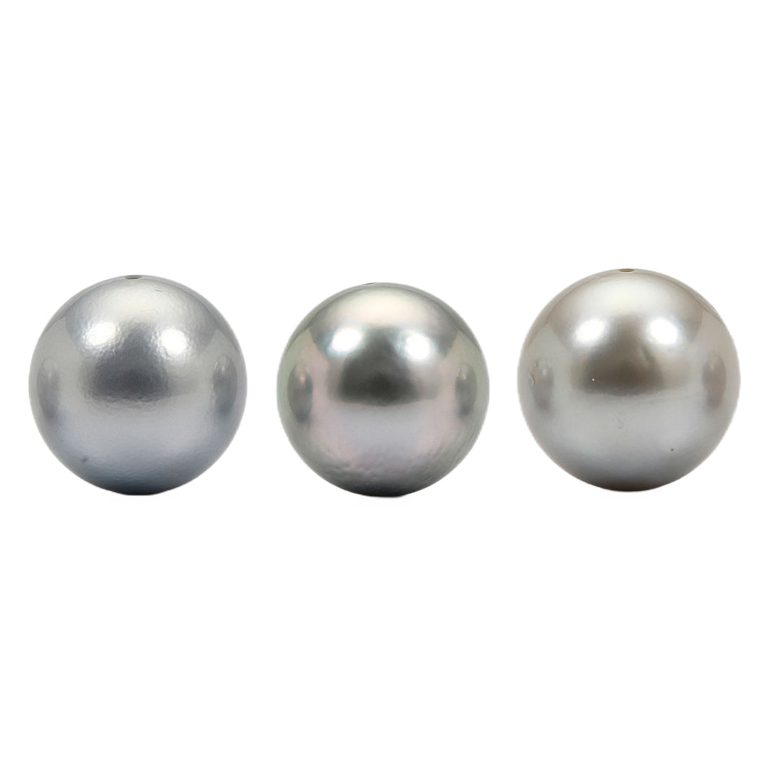 Tahitian Grey Pearl Full Drilled 12-13mm 12.55 Carats