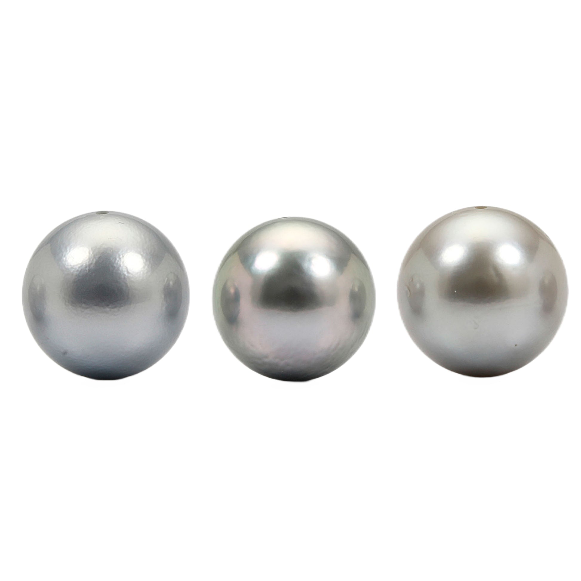 Tahitian Grey Pearl Full Drilled 12-13mm 13.10 Carats (Ratti 14.41) JZQD63