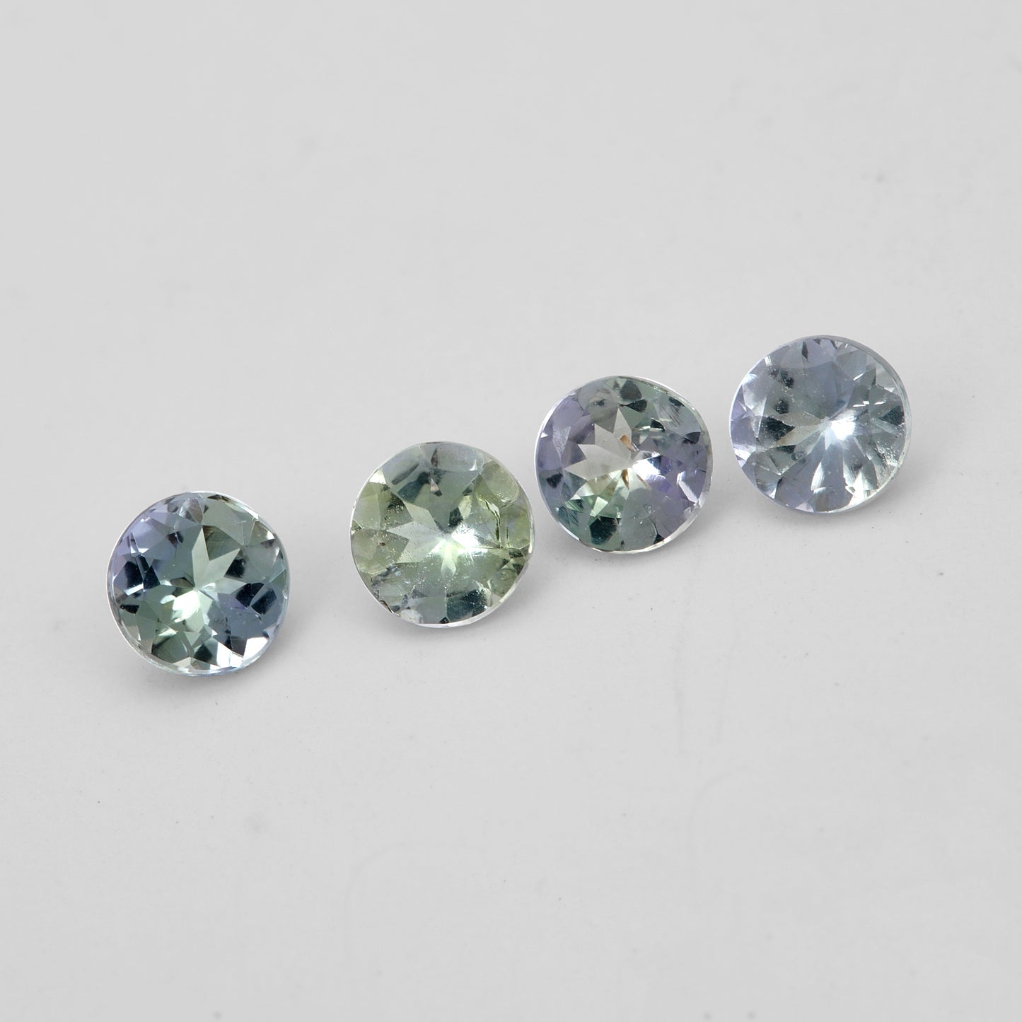 4Pc Lot Bicolor Tanzanite 1.20 Carats