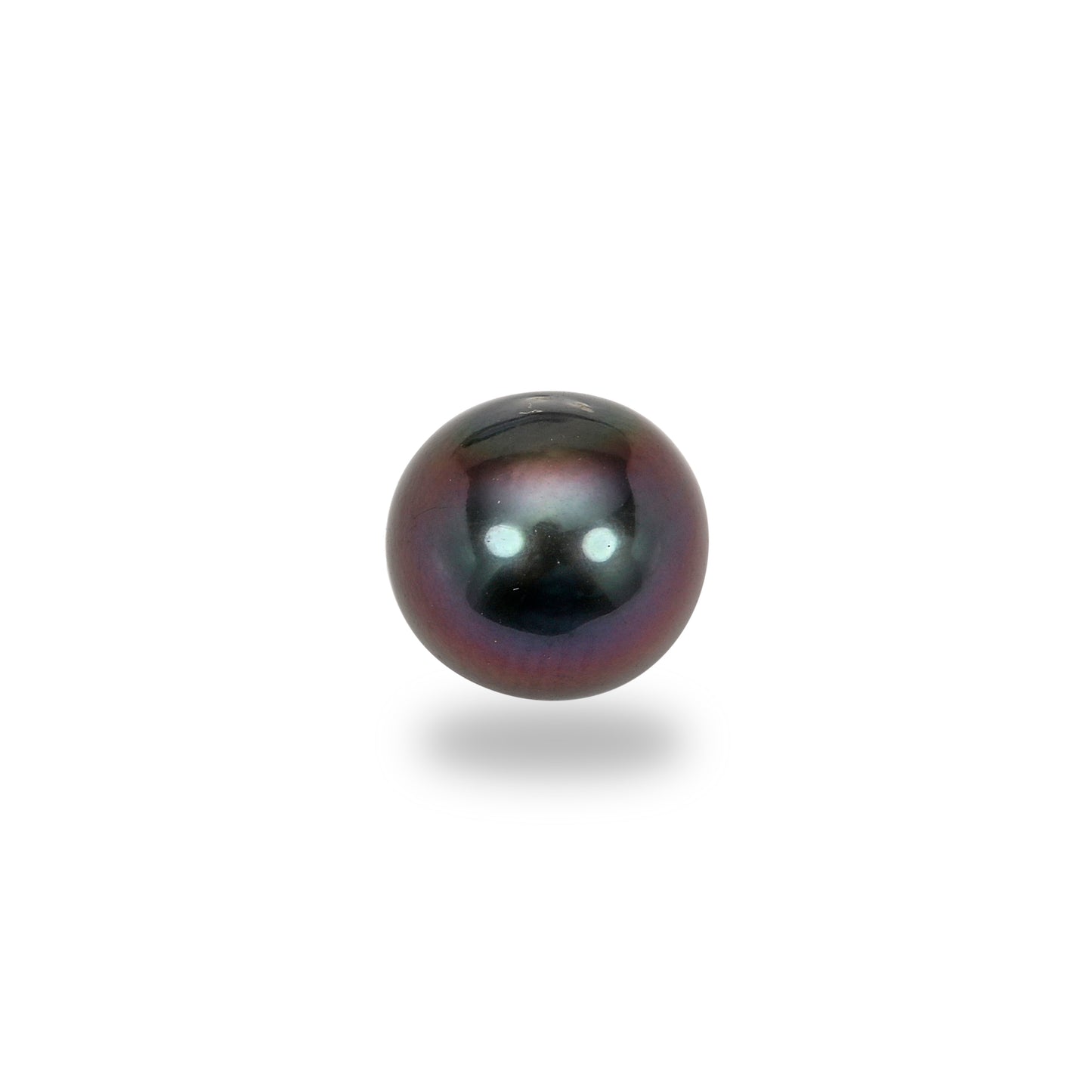 Certified Tahitian Grey Black Pearl Undrilled 4.69 Carats (5.15 Ratti) 8-9mm Tahiti KJOZ98