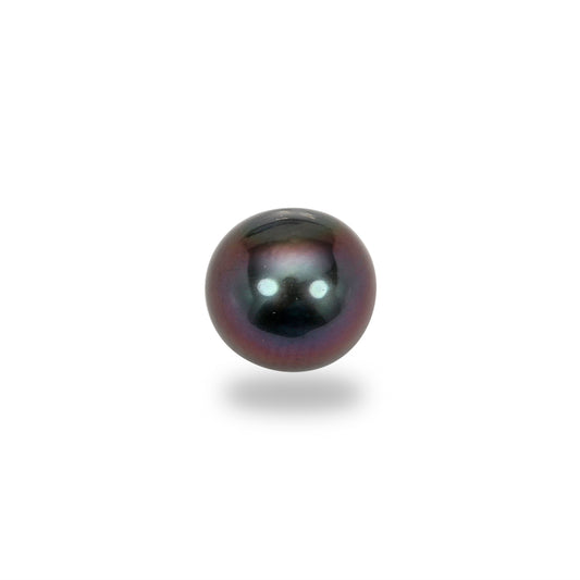 Certified Tahitian Grey Black Pearl Undrilled 4.69 Carats (5.15 Ratti) 8-9mm Tahiti KJOZ98