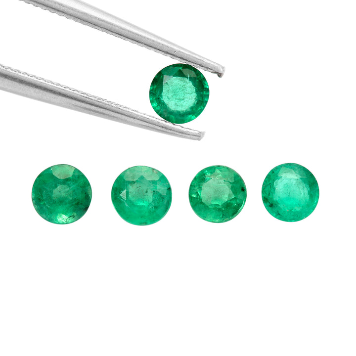 5Pc Lot Premium Emerald (Rnd 3x3mm)