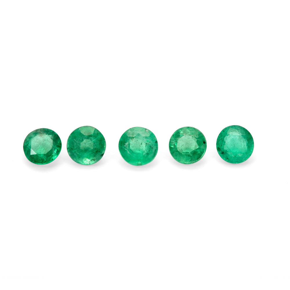 5Pc Lot Premium Emerald (Rnd 3x3mm) KPQG89