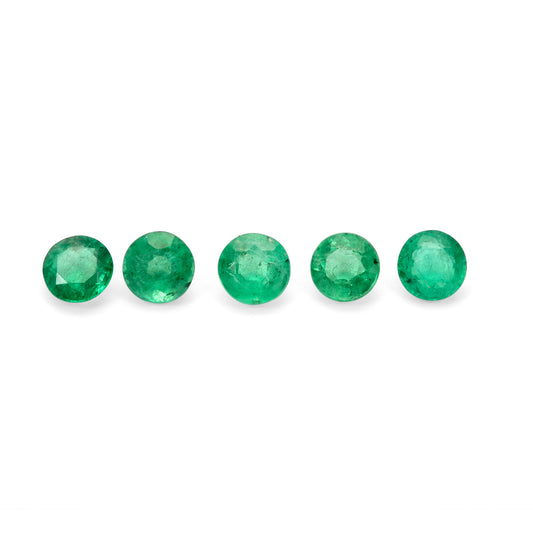 5Pc Lot Premium Emerald (Rnd 3x3mm)