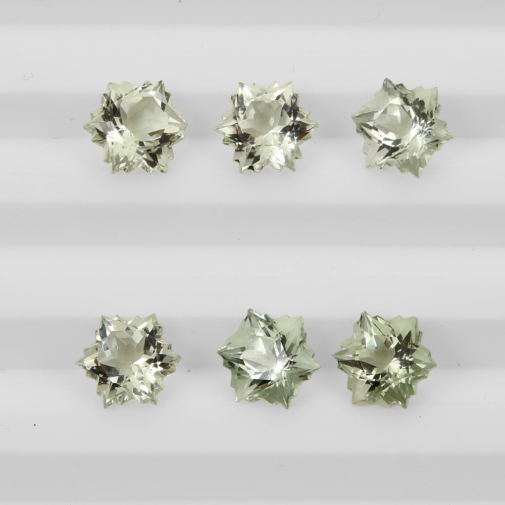 2Pc Lot Green Amethyst 2.10 Carats