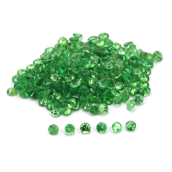 10 Pcs Lot Tsavorite Garnet 0.10 Carats