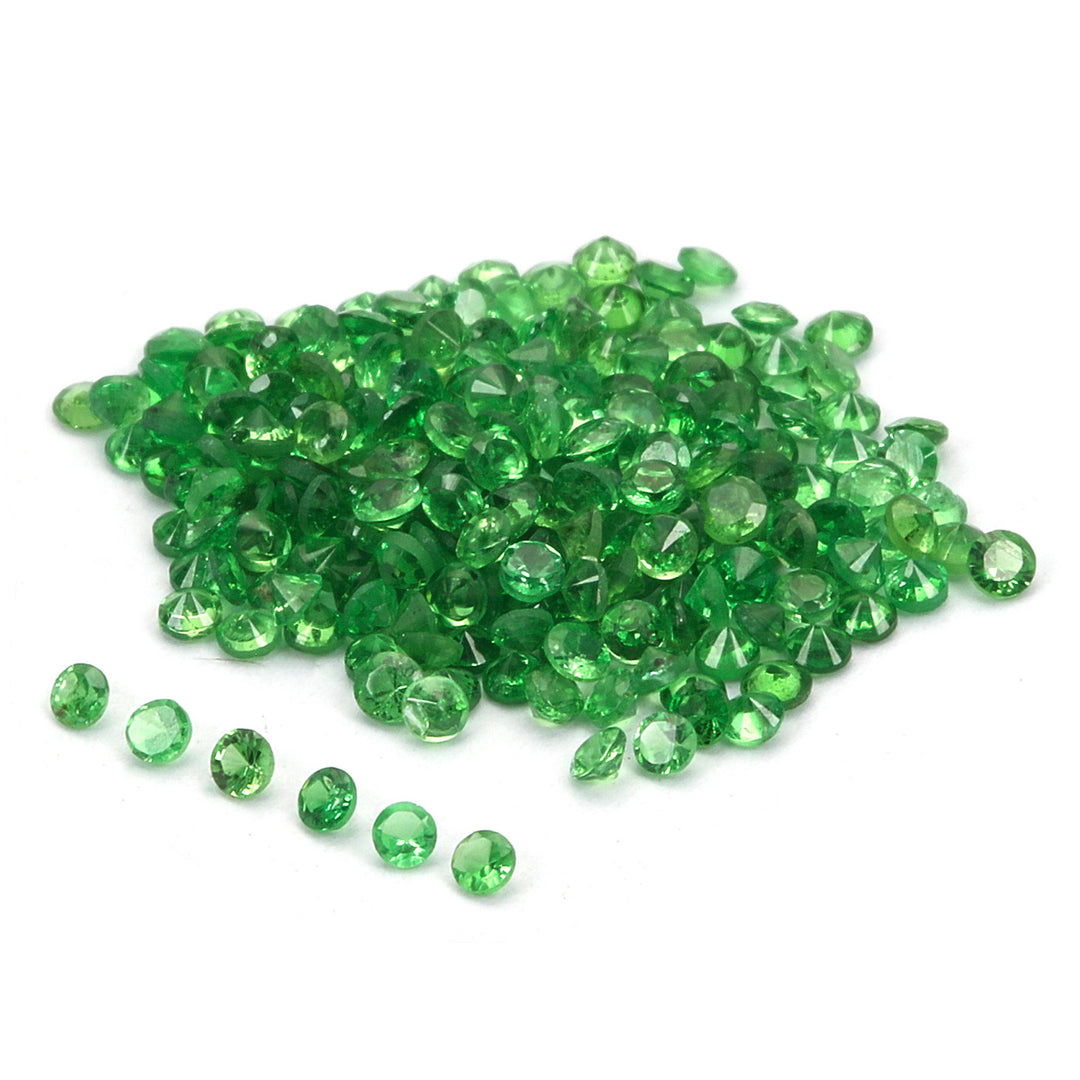 10 Pcs Lot Tsavorite Garnet 0.10 Carats