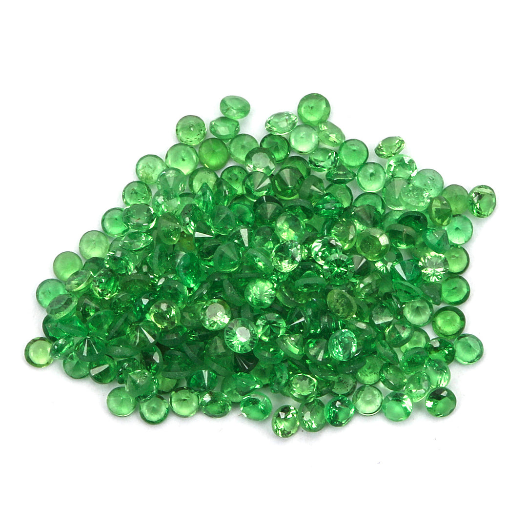 10 Pcs Lot Tsavorite Garnet 0.10 Carats