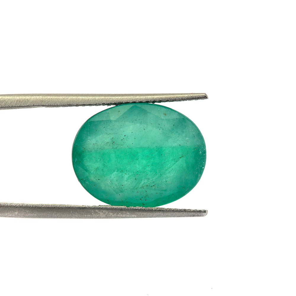 Certified Zambian Emerald (Panna)-9.99 Carats (10.98 Ratti) Zambia, SKU:KYZI93