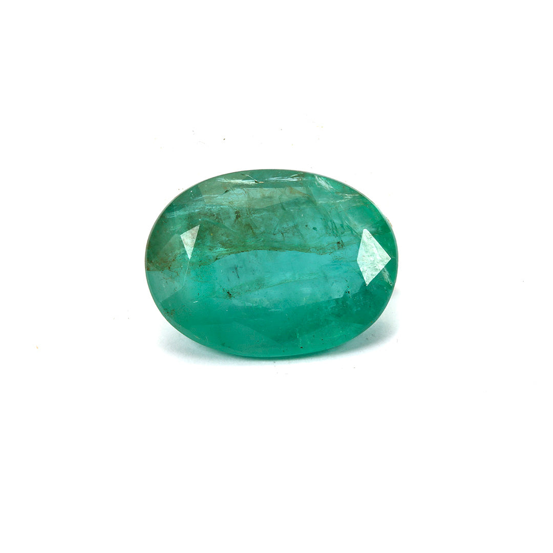 Certified Zambian Emerald (Panna)-9.08 Carats (9.99 Ratti) Zambia, SKU:LJZI95