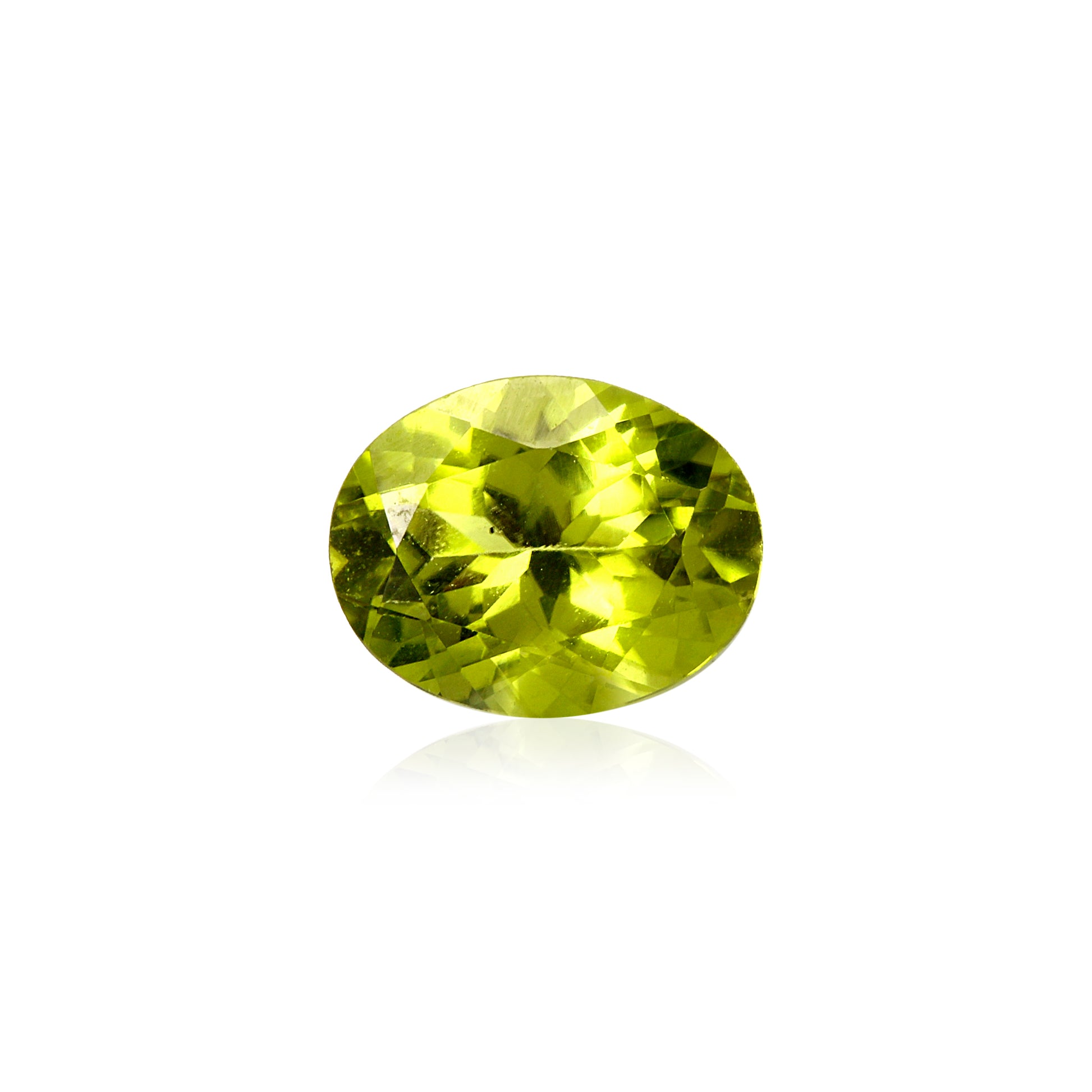 Certified Peridot Oval 1.80 Carats - LK0394