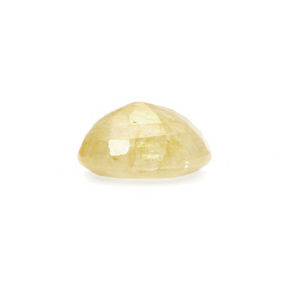 Certified Yellow Sapphire-3.83 Carats (4.21 Ratti) Sri Lanka (Ceylon), SKU: LKZI90