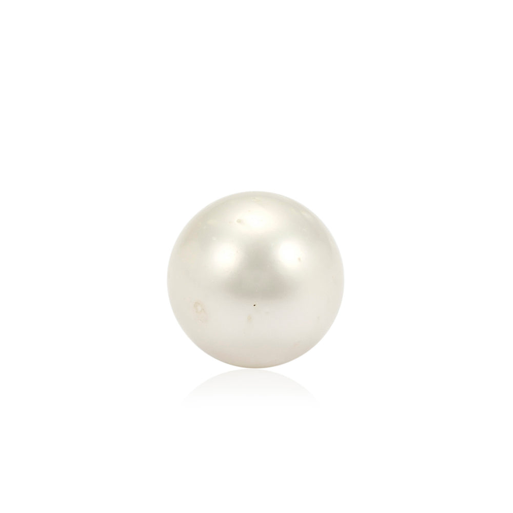 White South Sea Pearl Undrilled 7.75 Carats (8.52 Ratti) 10-11mm LRCI40