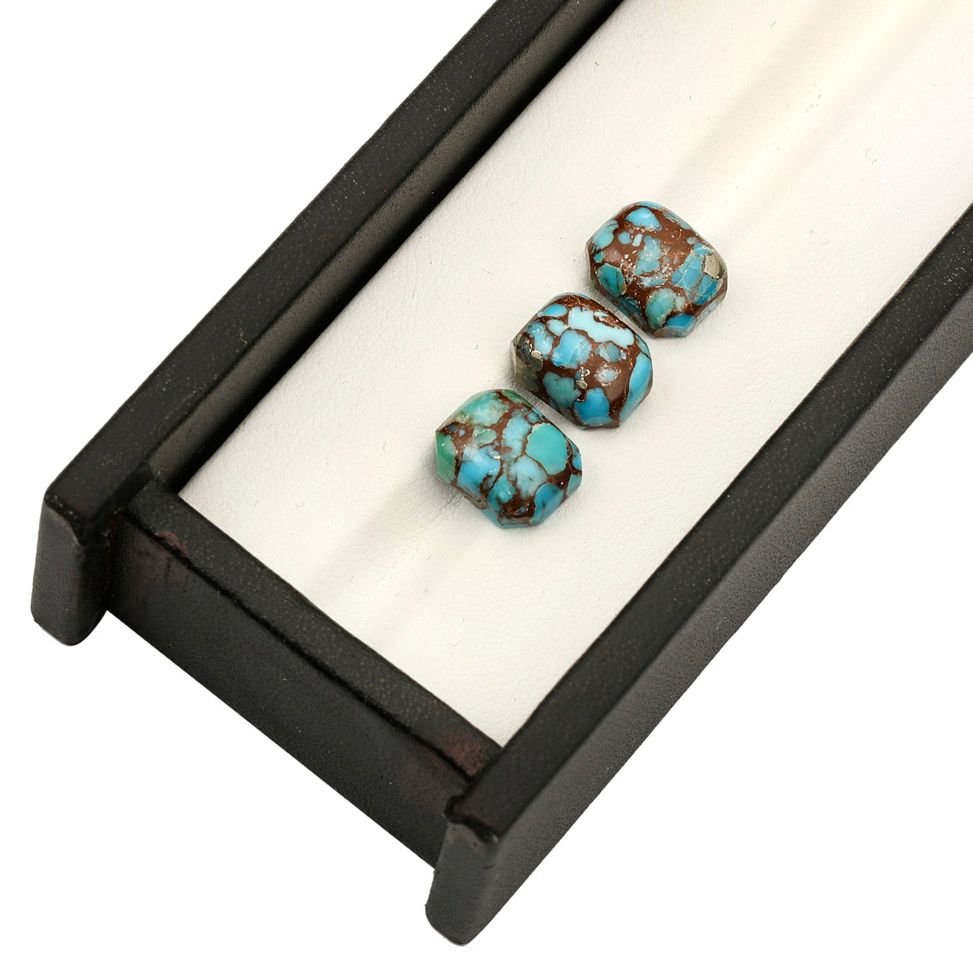 3Pc Lot Egyptian Turquoise 10x8mm 9.20 Carats