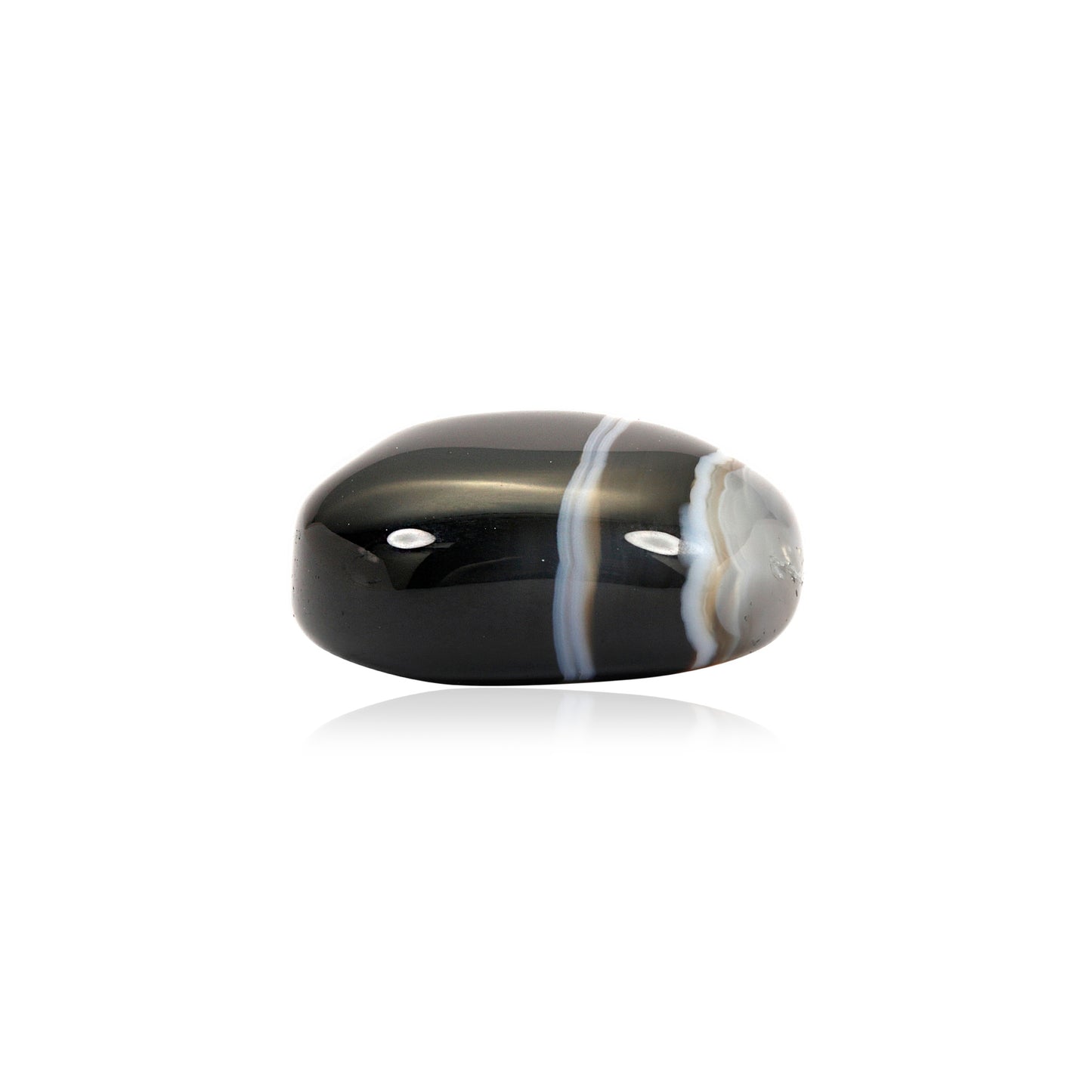 Certified Sulemani Hakik (Black Agate) 20.30Cts. (13.53 Ratti)