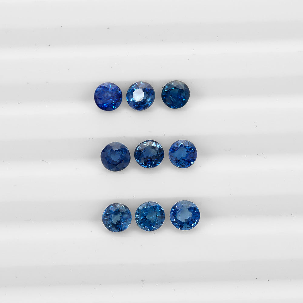 2Pc Lot Ceylon Blue Sapphire 0.20 Carats