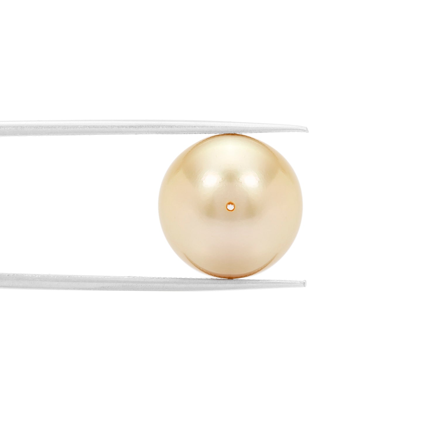 Golden South Sea Pearl Full Drilled 13mm-14mm 17.05 Carats LUOZ63