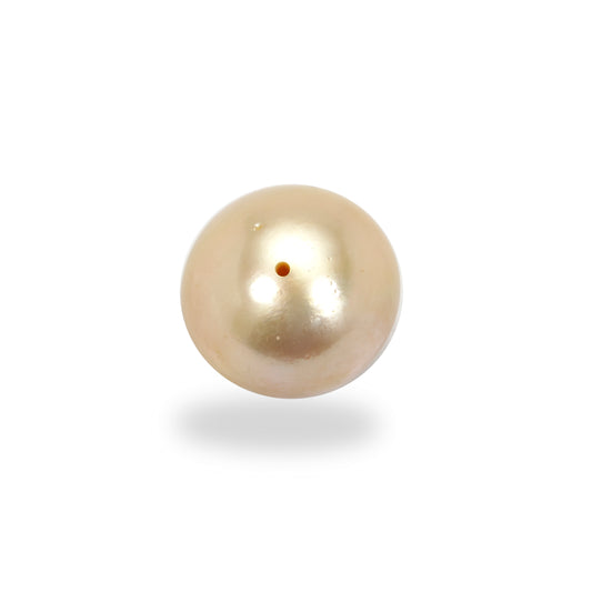 Golden South Sea Pearl Full Drilled 13mm-14mm 17.05 Carats LUOZ63