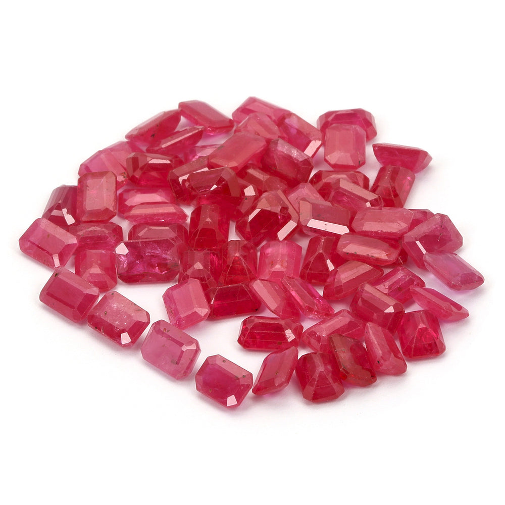 5 Carats Lot Ruby 6x4mm Approx 7 Pieces