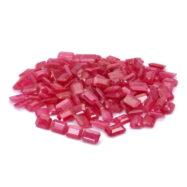 5 Carats Lot Ruby 7x5mm Approx 4 Pieces