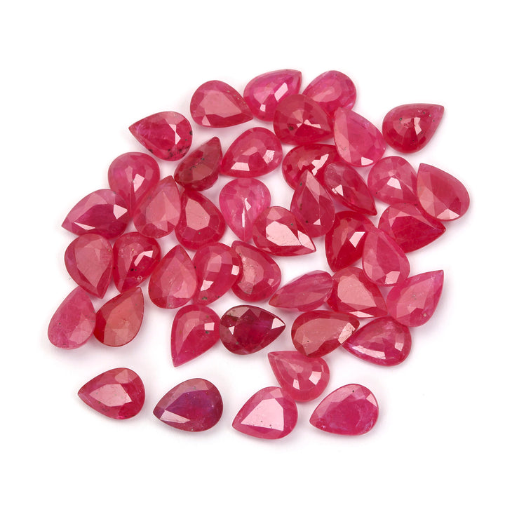 5 Carats Lot Ruby 8x6mm Approx 4 Pieces
