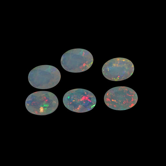 2Pc Lot Ethiopian Opal 7x5mm 0.80 Carats