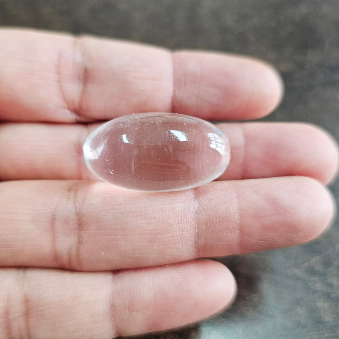 Lingam in Sphatik (Clear Quartz) -1.25 inches approx.