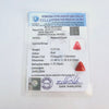 Certified Red Coral (Moonga) 5.55 Cts. (6.11 Ratti) Italy MEZI94-49