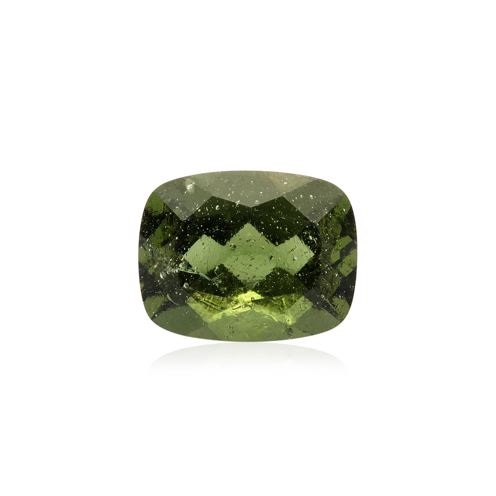 Moldavite (Cushion 9x7mm) 1.55 Carats MGTI79