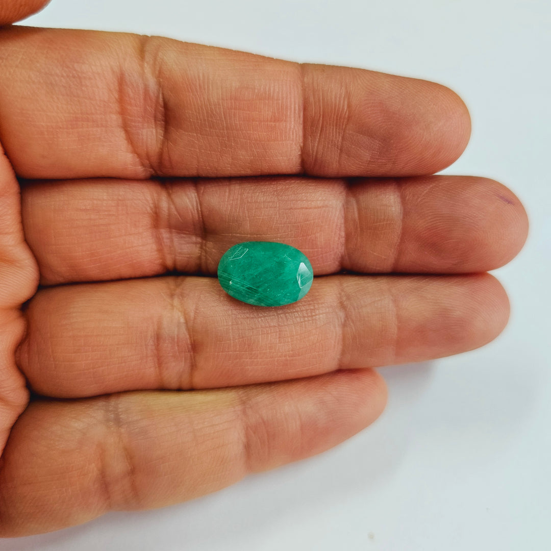 Certified Zambian Emerald (Panna) 6.85 Cts (7.54 Ratti) Zambia