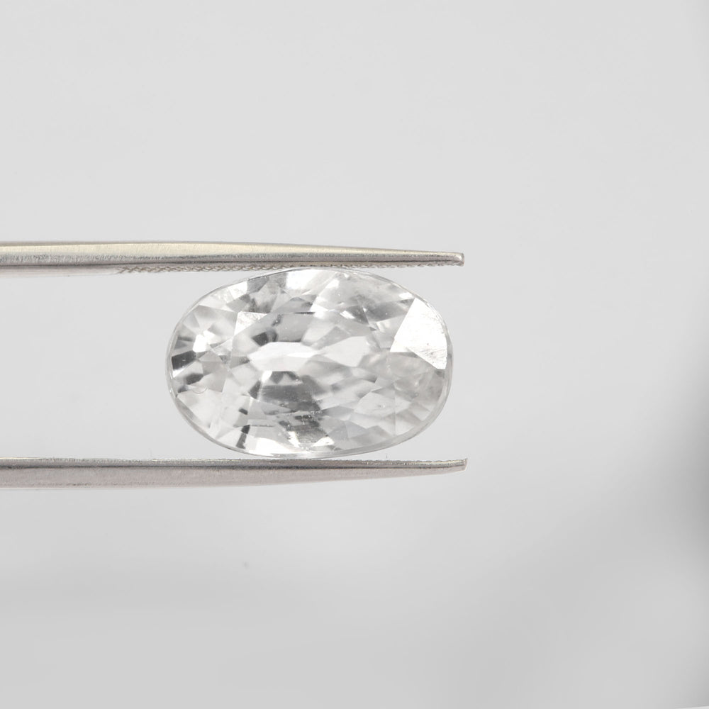 Certified White Zircon 8.99 Cts (9.88 Ratti) MKVW27