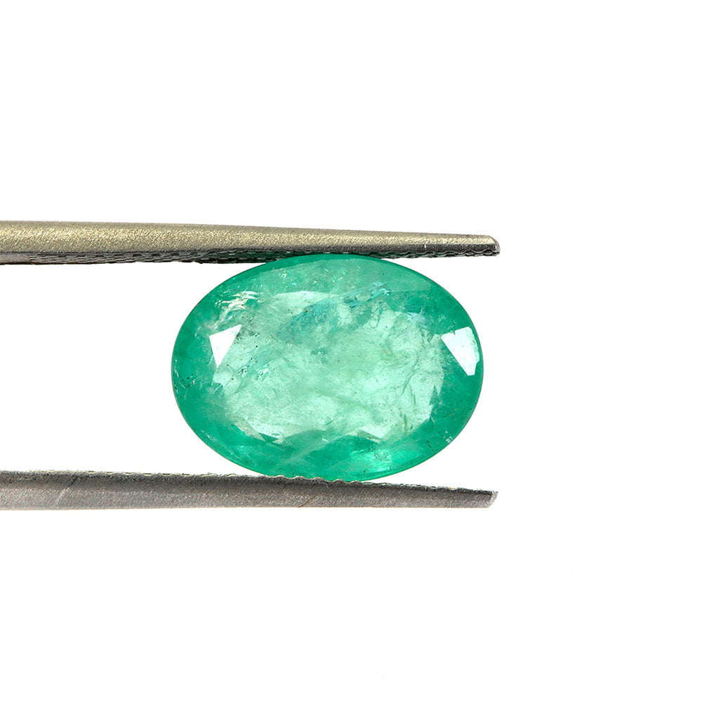 Certified Zambian Emerald (Panna)-4.51 Carats (4.96 Ratti) Zambia, SKU: MTZI20