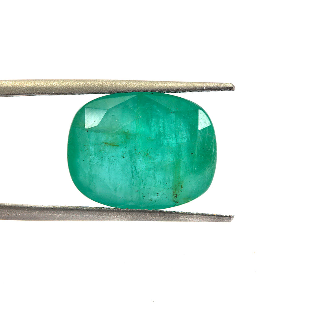Certified Zambian Emerald (Panna)-8.97 Carats (9.86 Ratti) Zambia, SKU: MXZI93