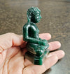 Bhagwan Mahavir Idol in Green Aventurine