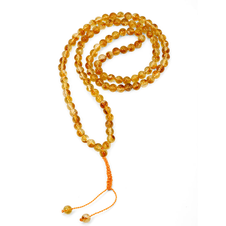 108 Beads Citrine Japa Mala