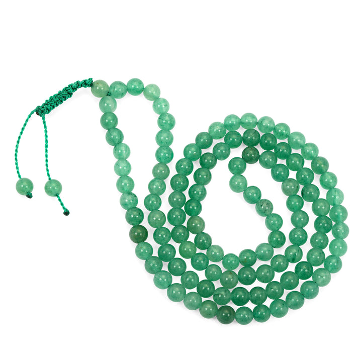 Green Aventurine Japa Mala (108 Beads)