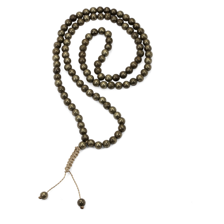 108 Beads Pyrite Japa Mala