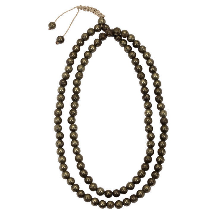 108 Beads Pyrite Japa Mala