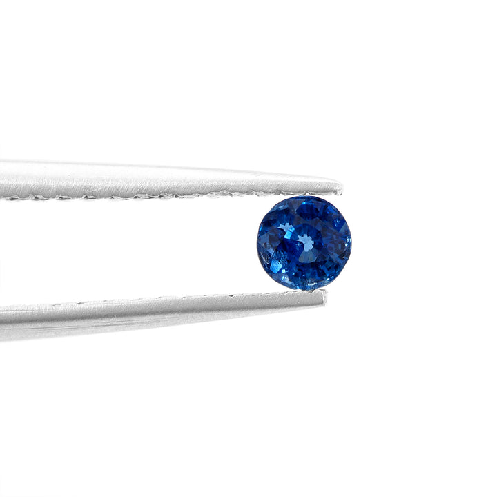 2Pc Lot Ceylon Blue Sapphire 3.50mm 0.40 Carats