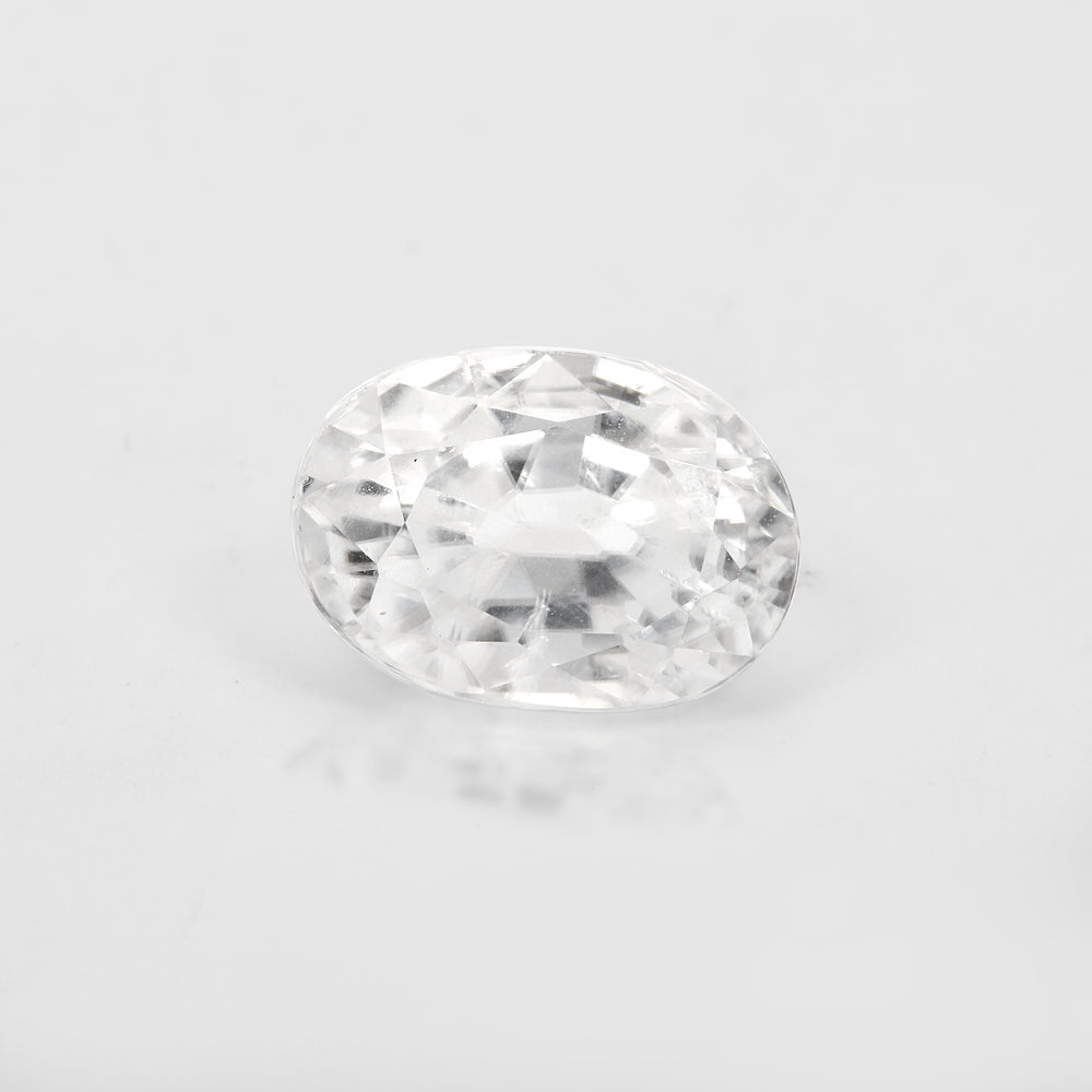 Certified White Zircon 8.69 Cts (9.55 Ratti) NJVW40