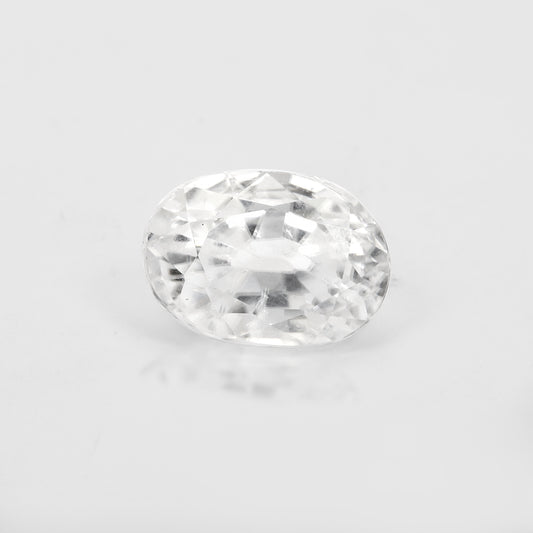 Certified White Zircon 8.69 Cts (9.55 Ratti) NJVW40