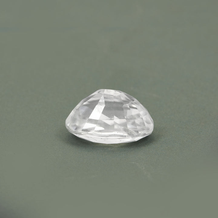 Certified White Zircon 8.68 Cts (9.55 Ratti) NJVW40