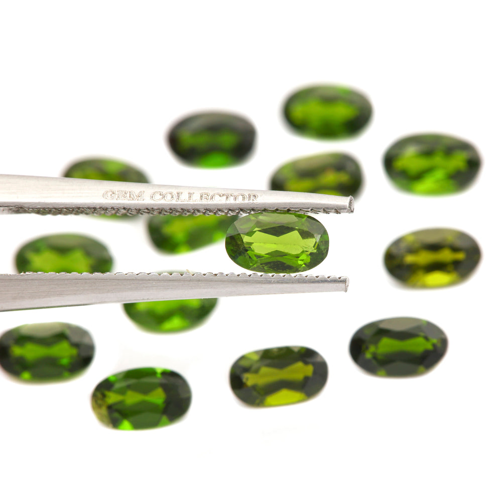 5Pc Lot Chrome Diopside 5x3mm 1.10 Carats